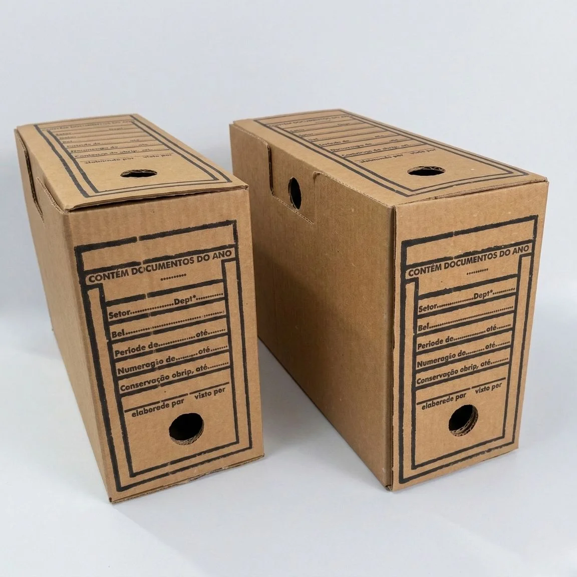 Caixa de Papelão para Arquivos